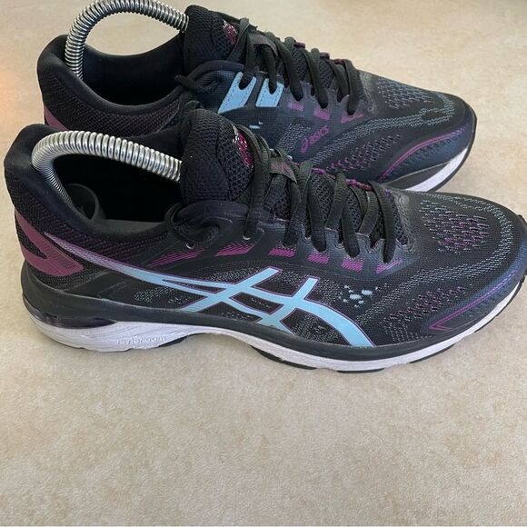 Asics Shoes - Asics women’s GT-2000 7 shoes black purple size 8.5 dynamic duo max